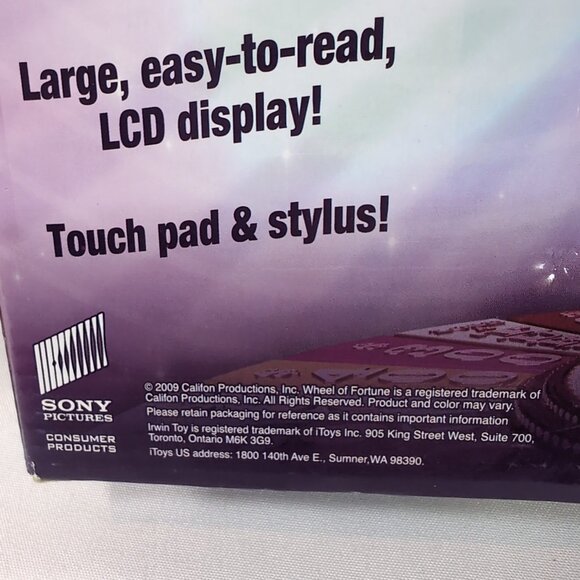 NEW NIB Wheel of Fortune Electronic Game Deluxe Edition (2009 - Spinning Wheel) - Picture 9 of 13